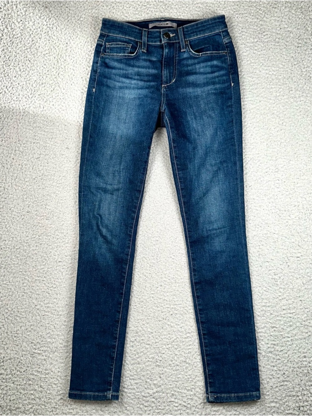 Joe's Jeans Skinny Stretch Denim Jeans Women 25 Blue Mid Rise Slim Soft Lyocell